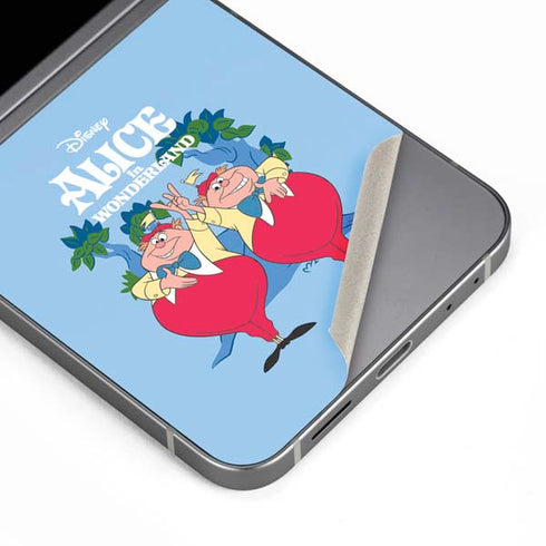 Disney Alice in Wonderland Tweedle Dee and Tweedle Dum Galaxy Z Flip6 Skin